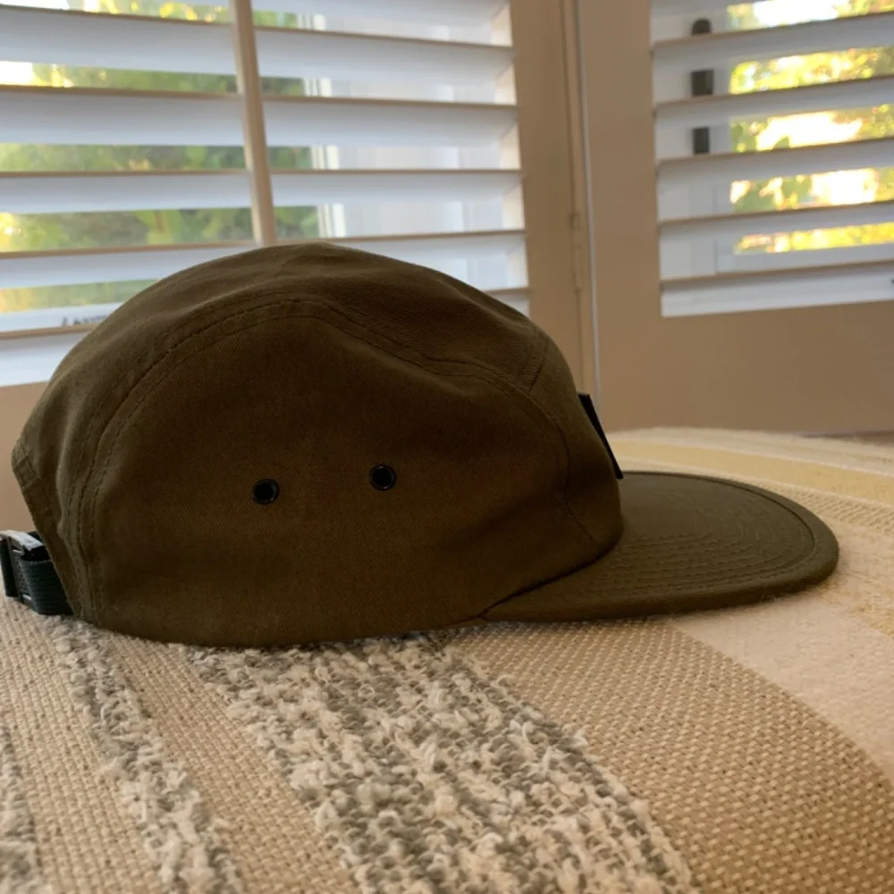 Olive Green Five-Panel Cap